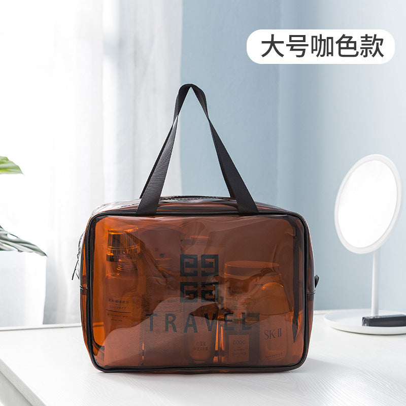 Wash bag Travel storage Premium waterproof pvc storage bag Cosmetic bag Portable portable cosmetic bag Transparent