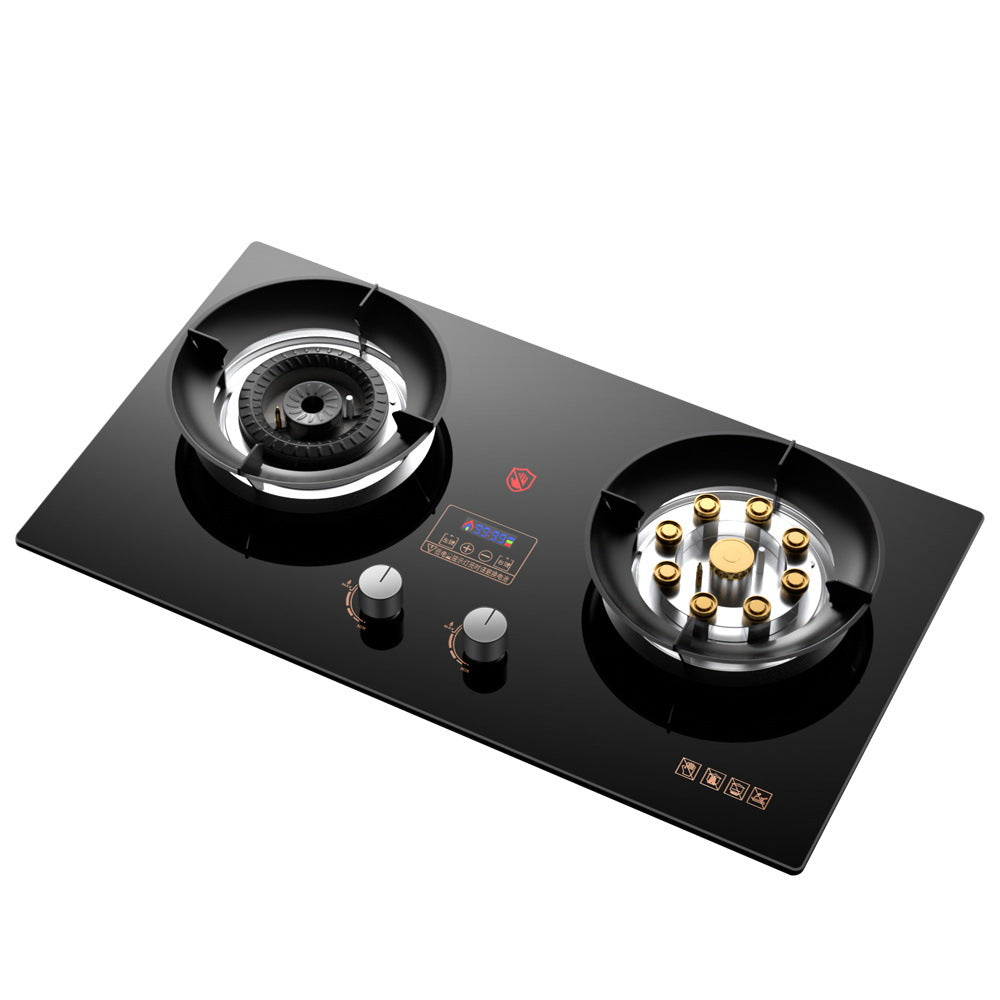 Wholesale royalstar gas stove double stove for home natural gas gas stove embedded liquefied gas energy saving fierce fire