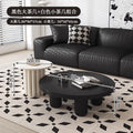 New arrivalcasual modern combination cream style round creative coffee table small ins style living room for home small table b&b