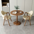 Minimalist modern negotiation table and chair set - perfect for bubble tea shops, coffee shops, dining tables, balcony round tables, casual small spaces, and reception areas