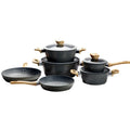 Processing personalizedfor homemedical stone pot suit non-stick flats pot milk pot soup pot six-piece set business gift pot