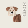 Kids' summer outfit set - short sleeve two-piece set for girls - lightweight and cute summer clothes