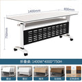 Foldable conference table multifunctional patchwork bench table training double office table foldable training table and chair combination