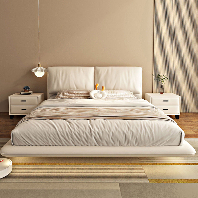 Foshan factory personalized modern casual suspended bed small elephant ear suspended cream style double master bedroom bed