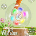 Hot-selling sunflower bubble machine - fully automatic handheld rechargeable bubble gun toy - bubble wand - wholesale for street vendors