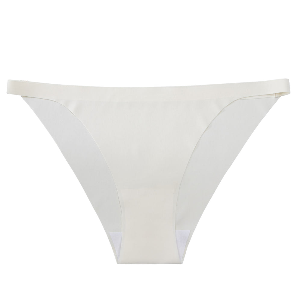 European and american seamless women's low-rise sexy panties - minimalist, thin, invisible thong bikini in ice silk