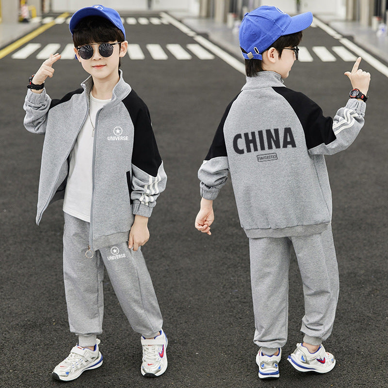 Boys' spring outfit set: new  collection - stylish spring clothes for boys, ages 6-12, trendy spring/autumn apparel