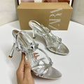 Za2025 autumn new bowknot open-toe high heel sandals - french chic, versatile sandals for women