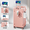 Large capacity luggage suitcase women 2025new arrival student multifunctional thickened trolley case suitcase 28inch men password box