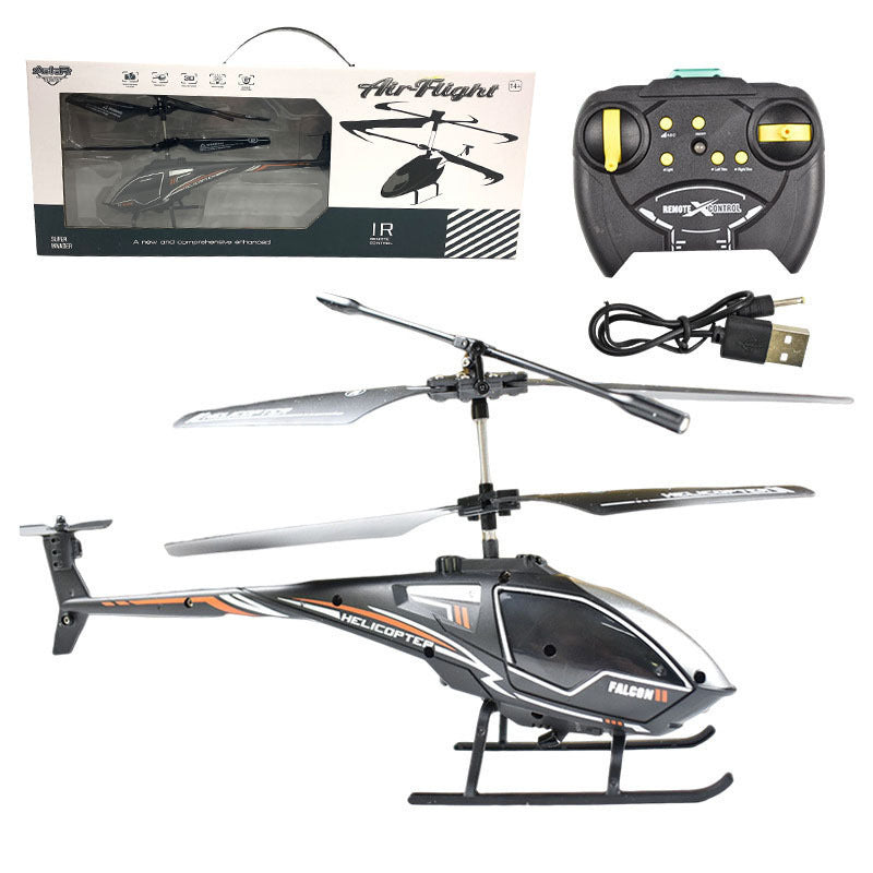 remote control aircraft model, rechargeable, drop-resistant, 3.5-channel, new sensor helicopter, children's flying toy for boys