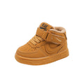 Autumn winter ermiangkids sneakers boys high-top sneakers girls white shoes k-style children's basketball shoes cotton shoes