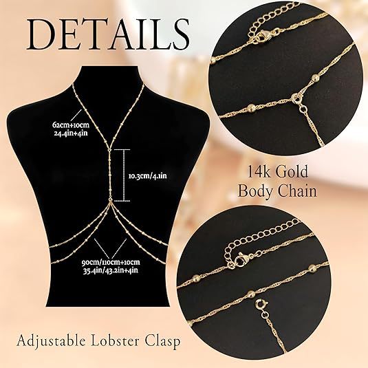 Fashion cross-border star pendant halter-style chest chain sexy clavicle niche body chain easiest for match chain