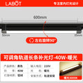 Black - floodlight (diffused light) 40w - warm light 3000k