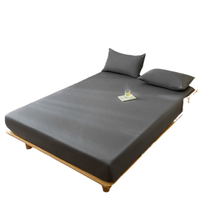 2024 new arrival: solid color tpu waterproof fitted sheet - class a, machine washable, mattress protector for innerspring mattresses