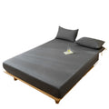 2024 new arrival: solid color tpu waterproof fitted sheet - class a, machine washable, mattress protector for innerspring mattresses