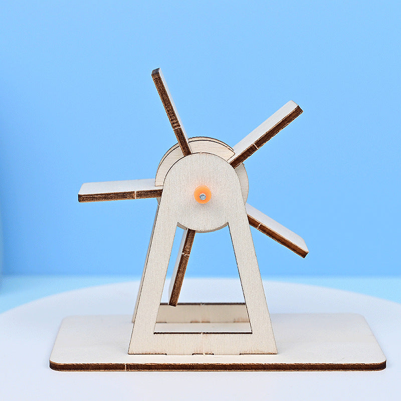 Homemade water wheel stem classroom technology small production, handmade DIY puzzle physical science small experiment material package