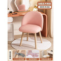Cosmetic stool for homesittingplaid girls bedroom dressing table stool modern casual back chair casual dining chair