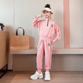 Girls' activewear set - spring  new collection: stylish and trendy two-piece tracksuit for girls, perfect for spring and autumn
