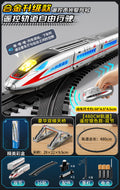 [alloy remote control] fuxinghao-silver [double sections] + 480cm circular track + accessories + luxurious overpass scene