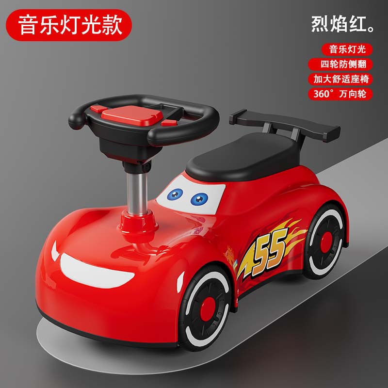 New children's twisting car 1-3 years old boy baby girl yo-yo car adults can sit on silent wheels anti-rollover swing car