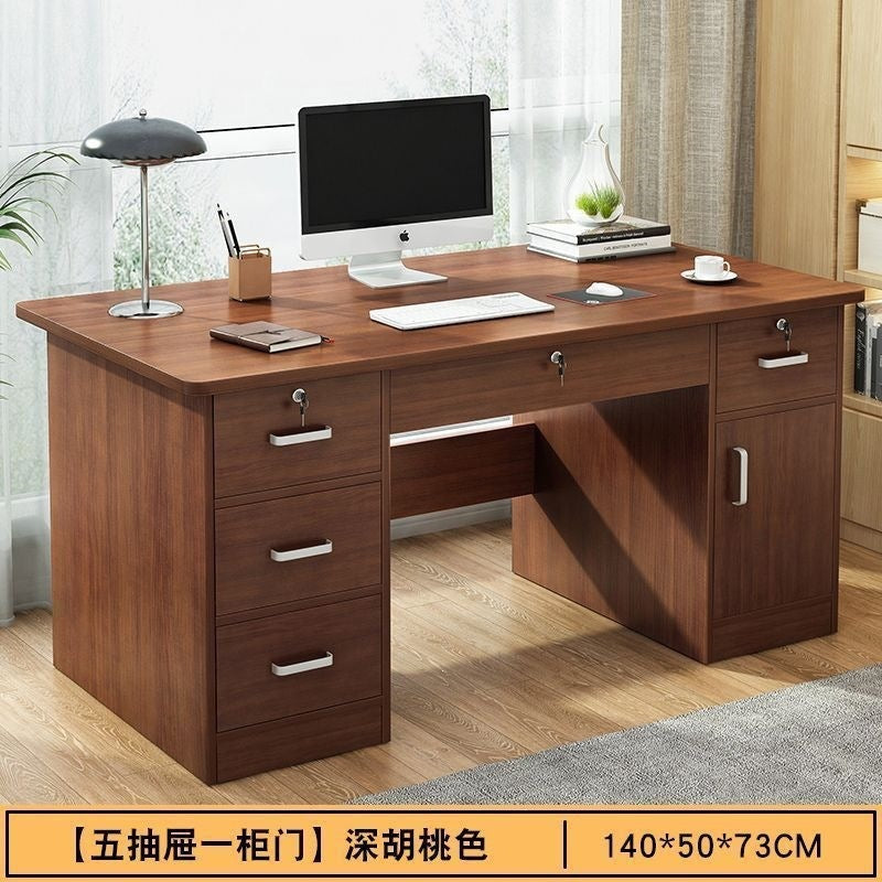 Computer desk desktop home desk bookcase all-in-one office desk minimalist modern bedroom writing desk student study table