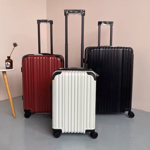 Foreign trade  luggage 20-inch boarding case pure expansion PC trolley case expansion travel case password luggage business