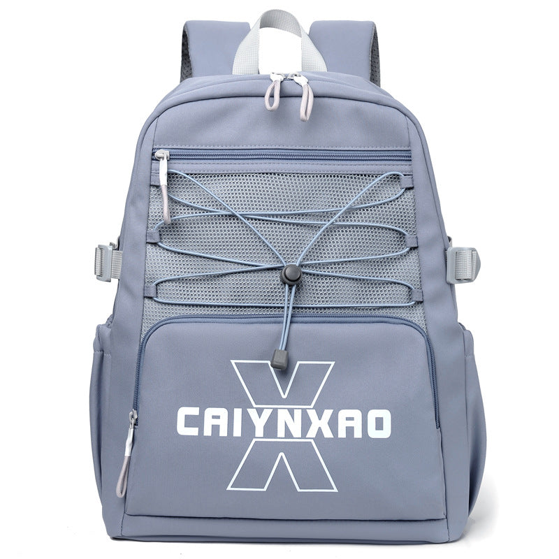 New junior high school schoolbag female student backpack waterproof large capacity high school schoolbag Korean version casual college student backpack