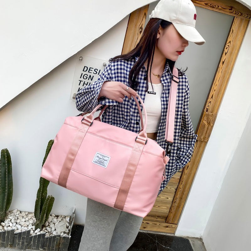 Wholesale travel bag dry and wet separation yoga fitness bag Oxford cloth business trip duffel bag large capacity lightweight storage bag