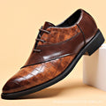2024 plus size leather shoes for men, new casual business formal shoes, men's british korean style pointed toe shoes