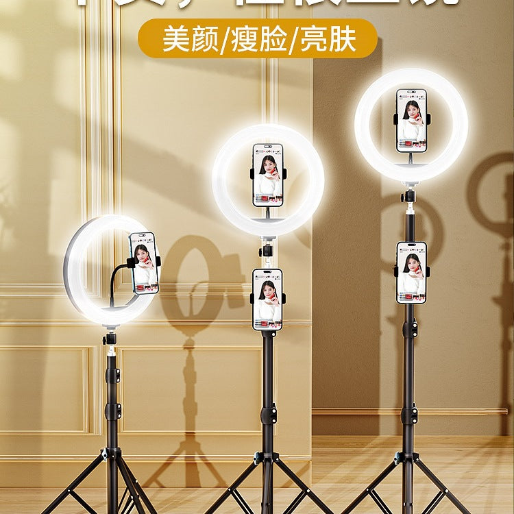 2025 new mobile phone live broadcast bracket filling lighting equipment full set of Douyin shooting support bracket selfie beauty desktop