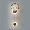 High-end gold black wall lamp bedside lamp decorative background wall starry deer head led new engineering tv wall