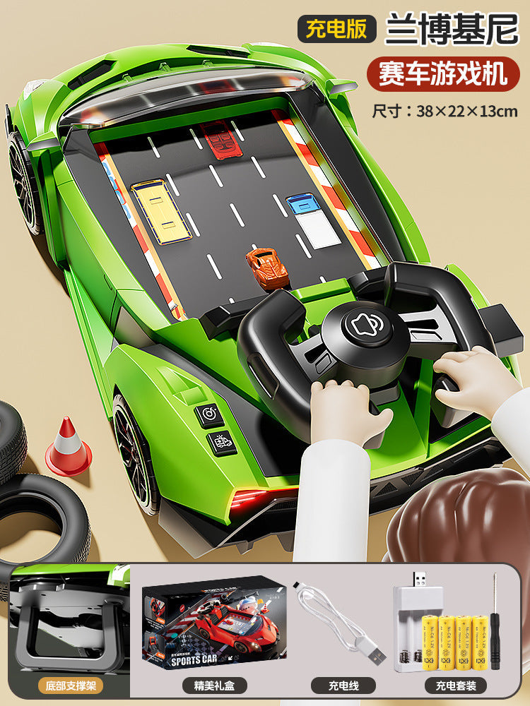 Kids Racing Adventure Obstacle Avoidance Game Console Toy Puzzle Boy 3 Years Old 6 Car Simulator
