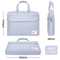 Student tutoring bag canvas laptop backpack tote document bag conference printed material bag large capacity waterproof briefcase