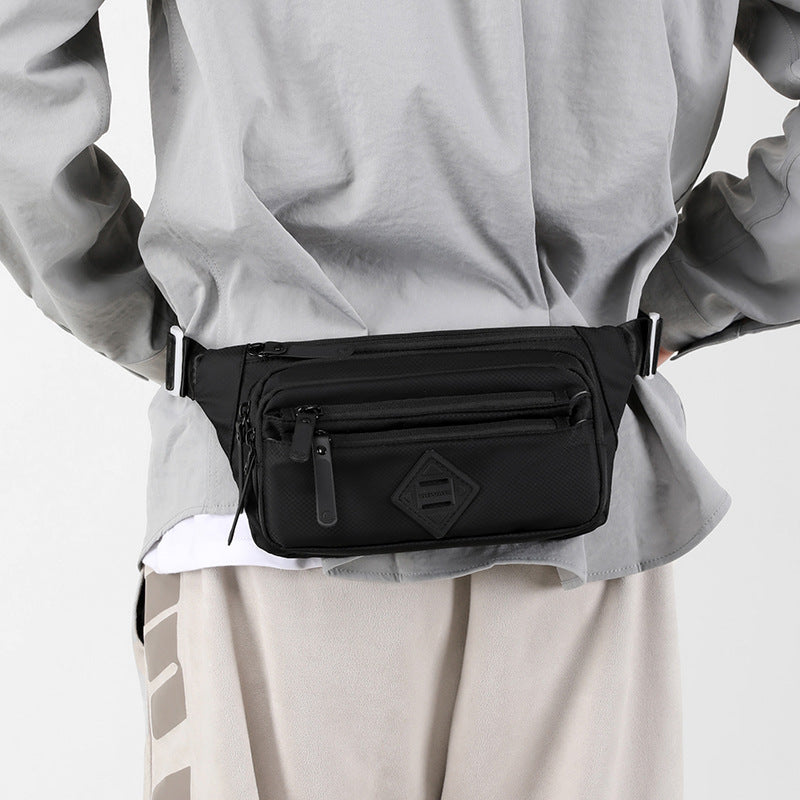 New multi-purpose fanny pack crossbody shoulder bag outdoor leisure waterproof fashion versatile men's and women's same breast bag