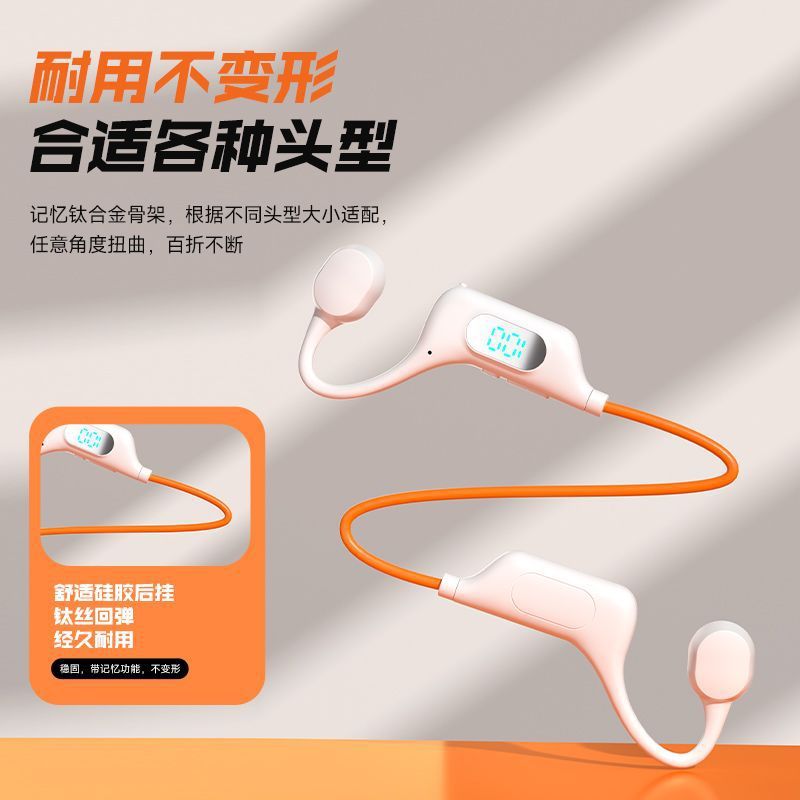2025 new conductive bluetooth earbuds - wireless, card-insertable, running & sports, adaptive color, active noise cancellation