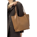 Minimalist large capacity tote bag - 2025 new fashion, niche design, premium soft leather shoulder bag for commuting