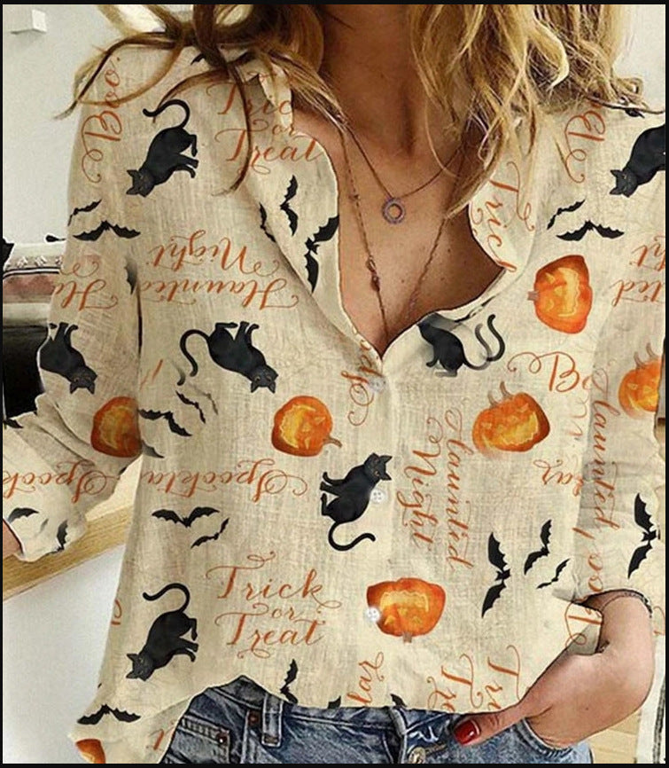 2025 new amazon fashion women's printed top/shirt - in stock, trendy & versatile