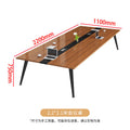 Saint-li conference table and chairs - long table, small meeting, training, office desk - minimalist modern design