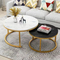 Coffee table living room home round table small apartment light luxury minimalist sofa tea table modern 2025 new balcony table