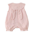 Newborn baby sweet korean style romper - stylish little princess sleeveless bodysuit - lightweight summer crawling suit