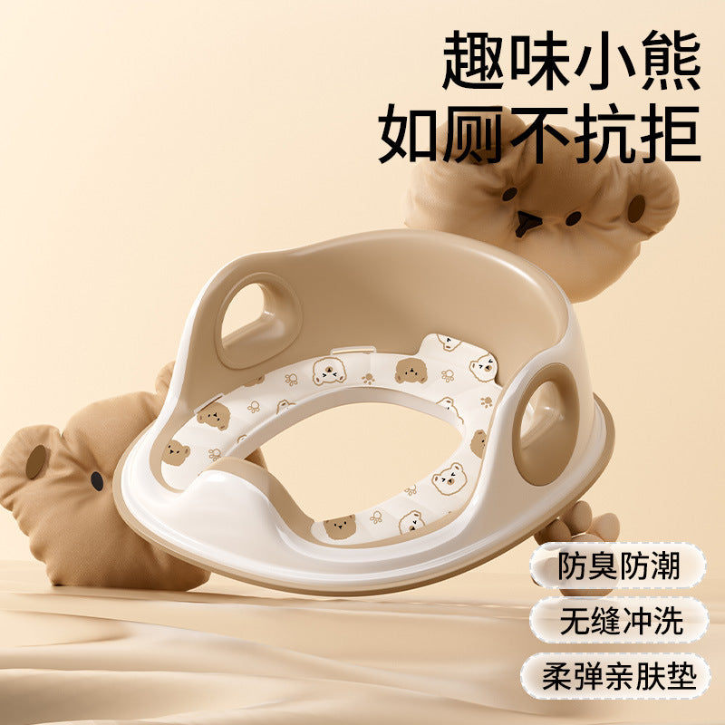 Baby potty training seat - eva soft cushion for boys and girls - portable toilet for home use