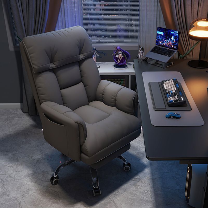 Computer chair for homeplaid long-sitting office chair reclining ergonomic chair adjustable back chair dormitory gaming chair