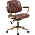 Accessible luxury solid wood armrest computer chair backrest adjustable office chair for homeretro sedentary and not tired adjustablerotate chair