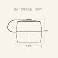 Personalized baby pacifier box finger cot teether pp storage box baby wide mouth portable thickened pacifier box