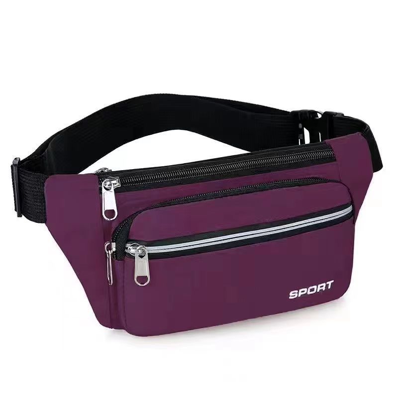 New niche men's messenger bag fashion spring and summer multi-functional breast bag fitness outdoor sports mobile phone fanny pack women