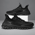 Men's shoes 2025 new spring breathable anti-odor mesh athletic casual shoes men's work black labor protection trendy shoes