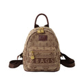 Canvas backpack women's new trendy fashion large capacity backpack high-end commuter shoulder bag wholesale