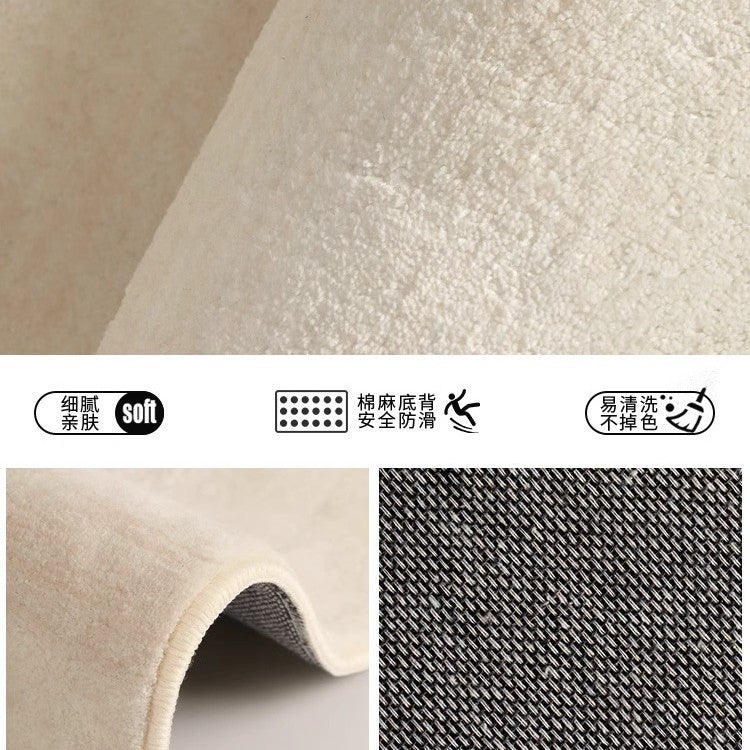 Distributed carpet living room  new style wabi-sabi style bedroom thickened short hair accessible luxury high-end imitation cashmere sofa floor mat