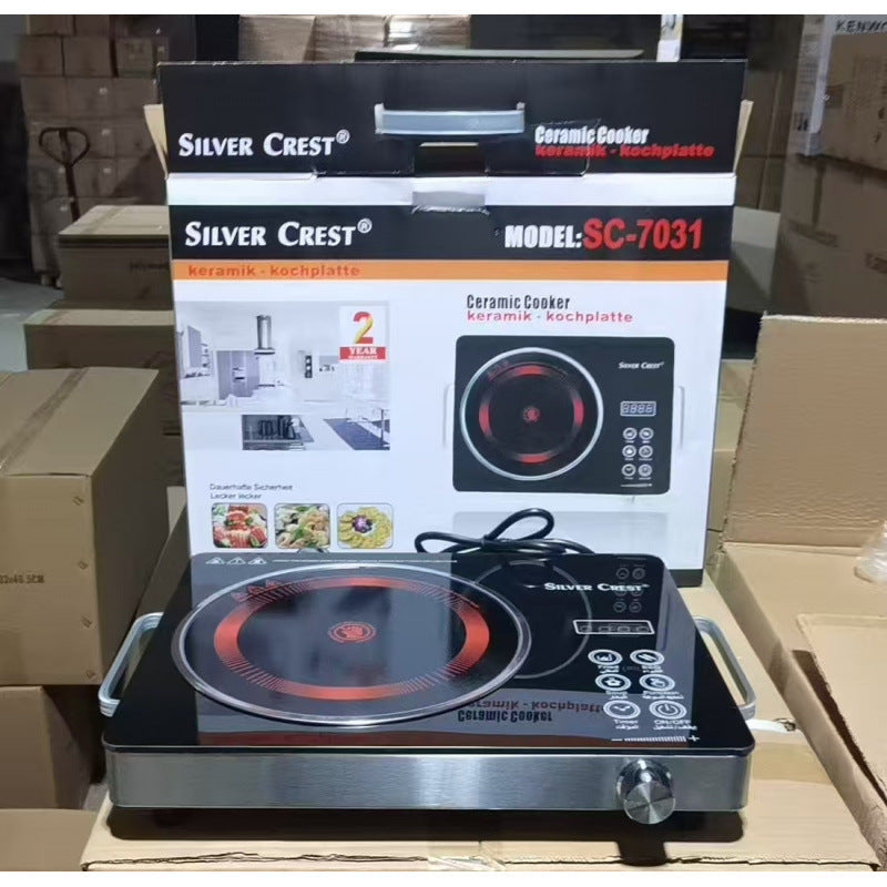 export of household multi-functional microcrystalline glass electric ceramic stove, high-power infrared induction cooker, stir-fry kitchen use