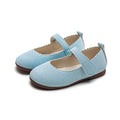 spring/autumn korean style new girls' leather shoes, export order, princess flats, children's velcro performance dance shoes